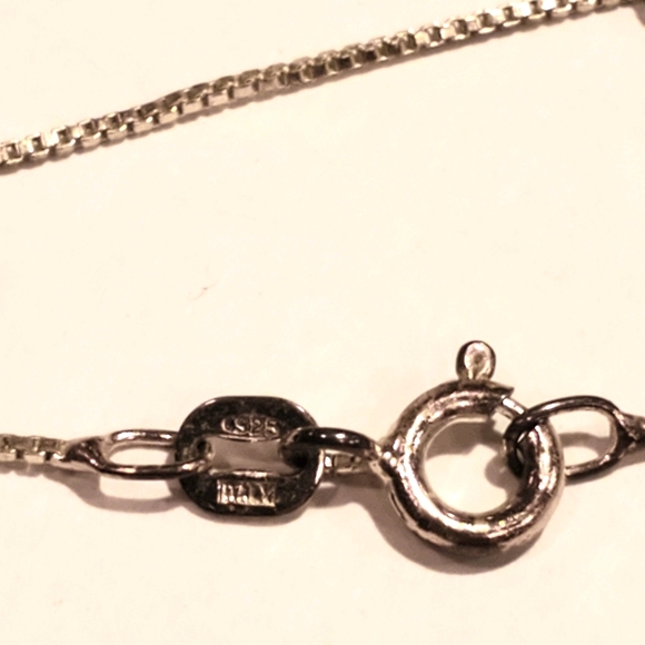 925 Sterling Silver Necklace Chain Cross Pendant - Picture 2 of 11